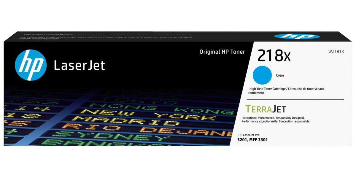 HP 218X High Yield Cyan Original LaserJet Toner — Freedom Paper