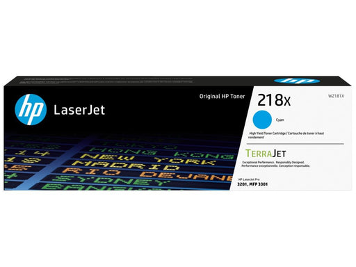 HP 218X High Yield Cyan Original LaserJet Toner