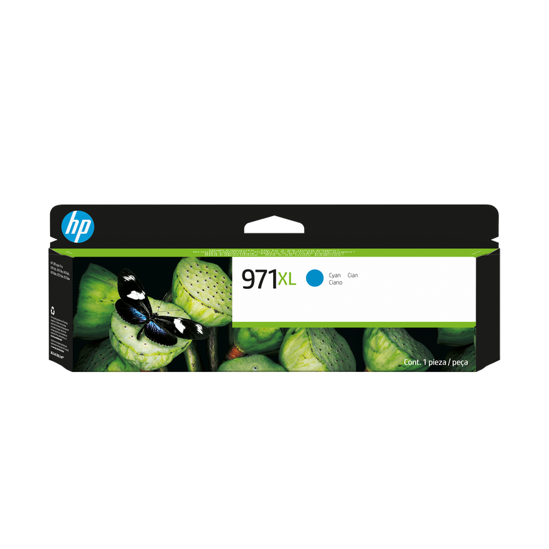 HP 971XL Cyan OEM Ink Cartridge (CN626AM)