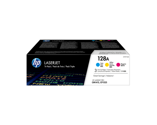 HP 128A 3-pack C/M/Y Toner (CF371AM)